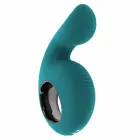 Evolved Thumbs Up divu motoru vibrators – 4.5 cm (1.75″) – tirkīza — Foto 7