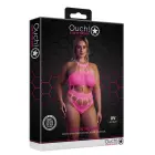 OUCH! Body with Grecian Neckline – Neon Pink – Plus Size — Photo 1