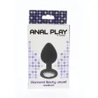 Deimantinis analinis kištukas – M – Juodas Photo