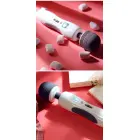 LED wand masāžas vibrators – balts — Foto 15