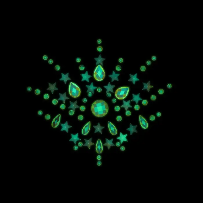 Ķermeņa rotaslietu uzlīmes – krūšu daļai Foto 3