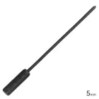 Silicone Noir 5 mm lankstus šlaplės žaislas – juodas — Nuotrauka 1