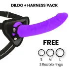 DELTACLUB Harness System with Purple Silicone Accessory – 23 cm (9″) — Photo 1