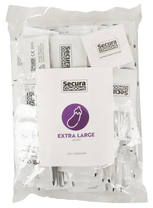 Secura Extra Large Condoms – 100 pcs