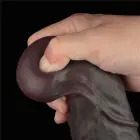 XXL Bendable Dual Layered Silicone Dildo – 36.8 cm (14.5″) – Black — Photo 8