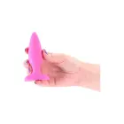 INYA Swirl Pink – Vibrating Ribbed Plug, 10 Modes, 10.7 cm — Photo 3