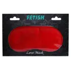 B-Series Fetish satīna acu pārsējs – sarkana — Foto 3