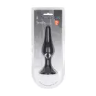 Slim silikoninis analinis kištukas - XL - Juodas Photo