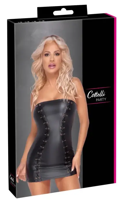 Cottelli Collection tube платье – чёрный матовый – XL