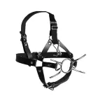 Head Harness with Spider Gag and Nose Hooks – Black — Photo 8