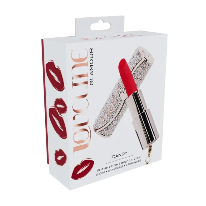 Вибратор Candy Lipstick – розовый