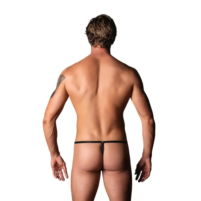 Male Power Adjustable Jockstrap with Boneyard Cock Ring – Multicolor – One Size