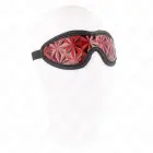 KINK Red Diamond Pattern Eye Mask Adjustable Headband 20.5x6cm — Photo 3