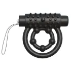 FCR RC Performance Pro – silikoonist topelt vibrorõngas puldiga, 10 režiimi – must — Foto 3