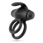 Thumper Vibrating Double Cockring with Remote Control – Black — Photo 8