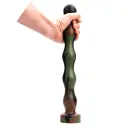 Kiotos Revolt Green Army 30 Medium – silikoninis dildo – 42 cm — Nuotrauka 3