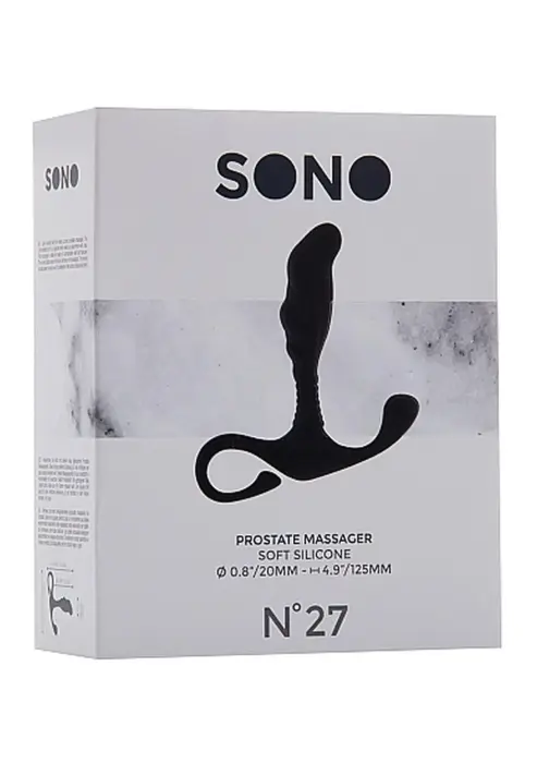 No.27 Prostata massaažija – 12.5 cm (4.9″) – Must