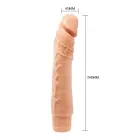 BAILE Barbara reālistisks vibrators – 24 cm (9.5″) – miesas krāsa Foto 4
