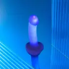 GLOW-LED DILDO VIOLETS - M Foto 4