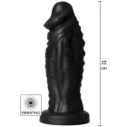 Devil Monster dildo – 23 cm (9″) – Melns — Foto 1
