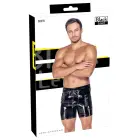 Black Level Vinyl Men's Shorts with Padded Pouch and Zip – M — Photo 1