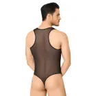 SoftLine 4609 Mesh Bodysuit – Black – M — Photo 2