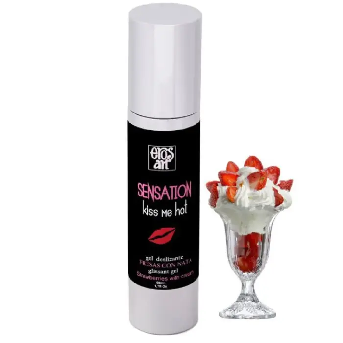 EROS-ART Sensattion Water-based Lubricant Strawberries & Cream – 50 ml
