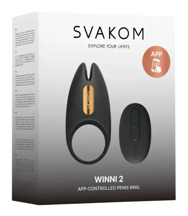 SVAKOM Winni 2 вибрирующее кольцо для члена – с управлением через приложение