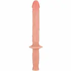 Get Real The Manhandler anatominis wand dildo – 38 cm (15″) – kūno spalvos — Nuotrauka 1