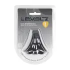 LEVELZ силиконовый ремень для члена и яичек – черный — Фото 2