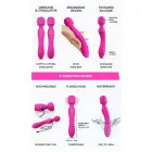 TWIST - DANGER PINK wand vibrators – 22 cm (8.6″) — Foto 7