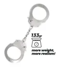 Lust Metal Handcuffs – Silver — Photo 2