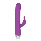 EVOLVED Dancing Pearl Rabbit violetinis silikonas dviejų motorų – 23,5 cm — Nuotrauka 5
