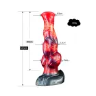 Kiotos Monstar Beast dildo – 24.3 cm (9.6″) – Mitmevärviline — Foto 7