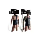 Men's Sleeveless Wet Look T-Shirt with Elastic Band – Black – M — Photo 5
