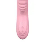 Angelia vibrators ar kustību, rotējošu vārpstu un mēles stimulatoru – 19 cm (7.5″) – ādas krāsa Foto 9