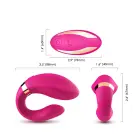 Crescent vibraator – 9.2 cm – roosa — Foto 4