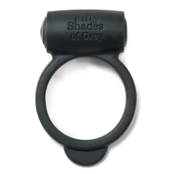 Fifty Shades of Grey Yours and Mine Silicone Vibrating Ring – Black