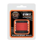 2 in 1 Silicone Cockring & Stretcher – Red — Photo 5