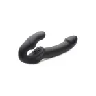 SU Evoke jaudīgs bezsiksnas strapon vibrators – melns — Foto 3