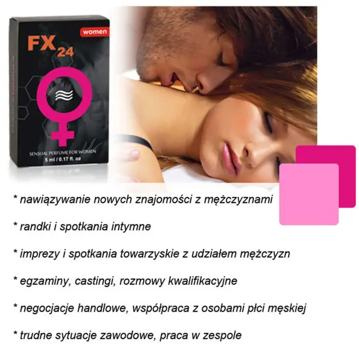 Feromony-FX24 sieviešu feromonu smaržas – 5 ml Foto 3