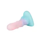 Unicorn Mini Light dildo – 15 cm (6″) – Daudzkrāsains Foto 6