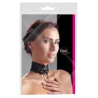 Melna mežģīņu kaklarota Foto 1