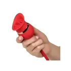 French Kiss Casanova dvigubas vibratorius – raudonas — Nuotrauka 8