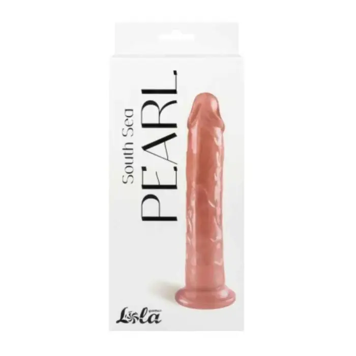 Pērļains dildo South Sea Pearl – 20 cm (8″) – Rozā