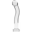 Ibiza Nebula Series Model 18 stikla dildo – 18.5 cm (7.3″) – caurspīdīgs — Foto 4