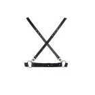 Bijoux Indiscrets Maze X Adjustable Vegan Harness – Black — Photo 3