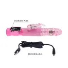 BAILE Rabbit Vibrator – 24 cm – Pink — Photo 4