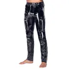 Black Level Men's Vinyl Trousers with Metal Details – M — Photo 4