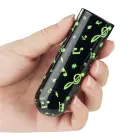 Перезаряжаемый светящийся в темноте музыкальный вибратор – 8.4 cm (3.3″) – зеленый — Фото 9
